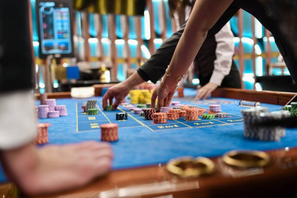 BandarQ live dealer table at gelora188 login studio with HD camera setup
